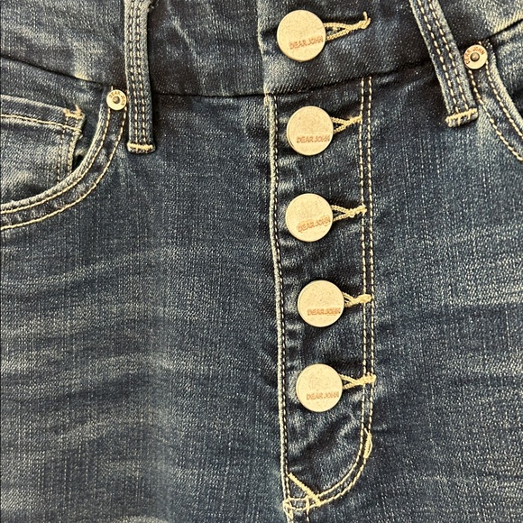 Dear John Button Fly Alto Flare Jeans size Women’s 27 - Picture 4 of 9